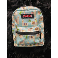 Alpaca Mini Backpack Blue