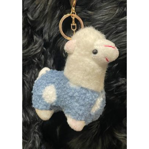Keyring Anime Alpaca Blue