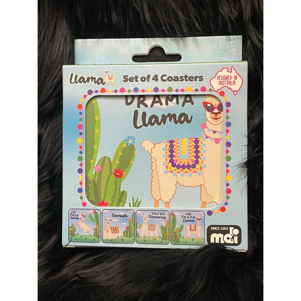 Coasters Set Llama