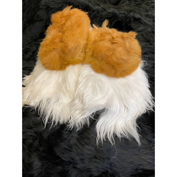 Alpaca Fur Slipper Long Hair Size 39