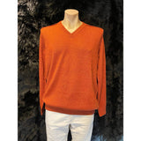 Sergio V/Neck Jumper - Orange