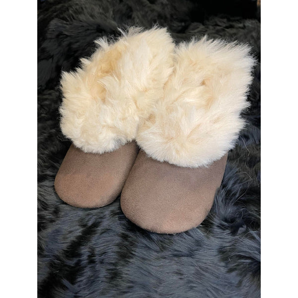 Alpaca Fur Slippers Size 37