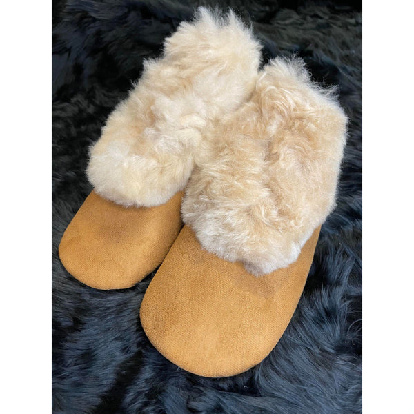 Alpaca Fur Slippers Size 38