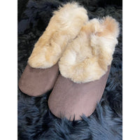 Alpaca Fur Slippers Size 38