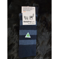 Humphrey Law Stripe Sock Navy