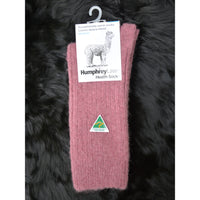 Humphrey Law Thick Rib Sock Old Rose