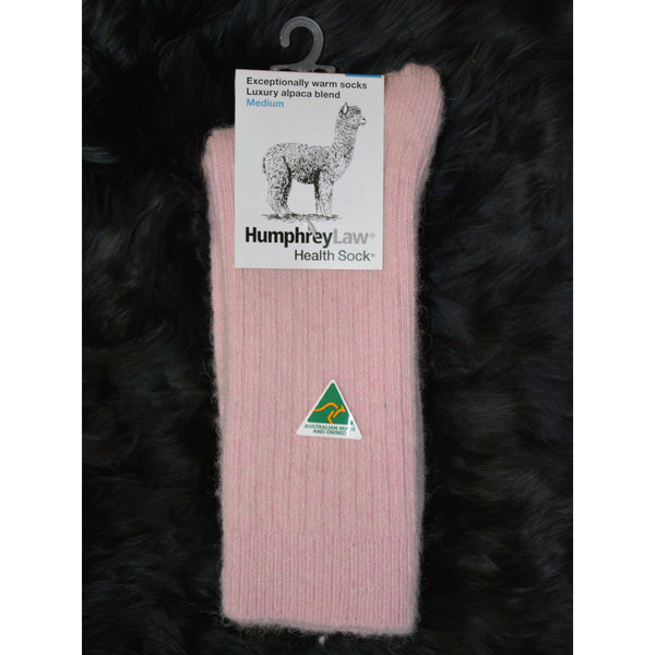Humphrey Law Thick Rib Sock Pink