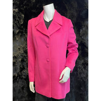 Classic Mid Coat Hot Pink