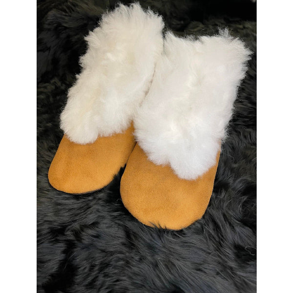Alpaca Fur Slippers Size 37