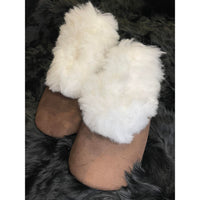 Alpaca Fur Slippers Size 41