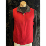 Vest Reversible Unisex Red / Charcoal
